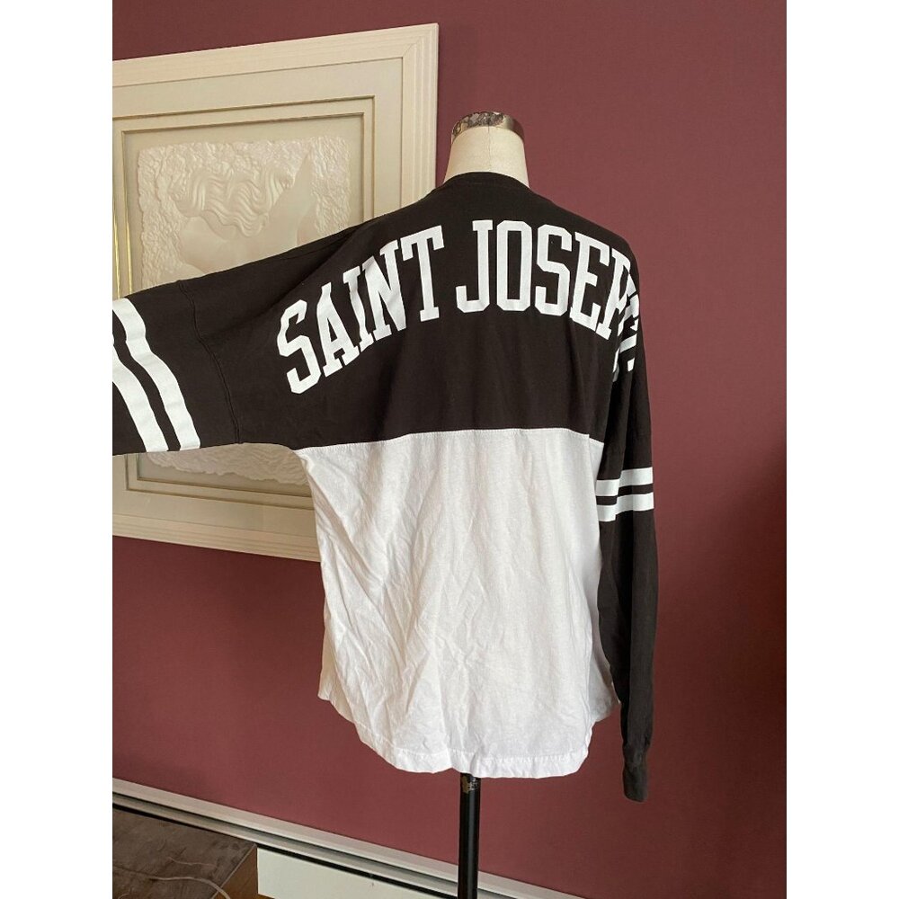 Saint Josephs SJU long sleeve 2 tone T..